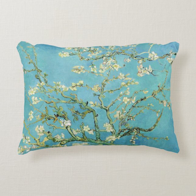 Van Gogh Mandelblom Prydnadskudde (Framsidan)