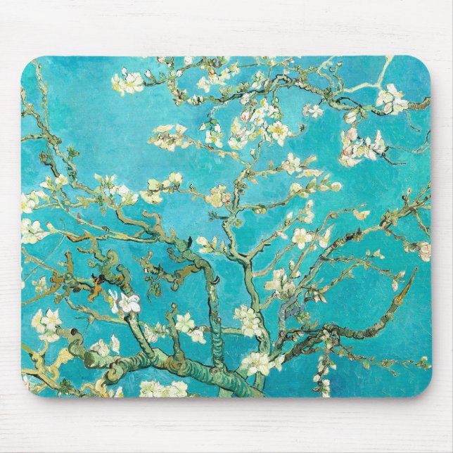 Van Gogh mandelblommar Musmatta (Framsidan)