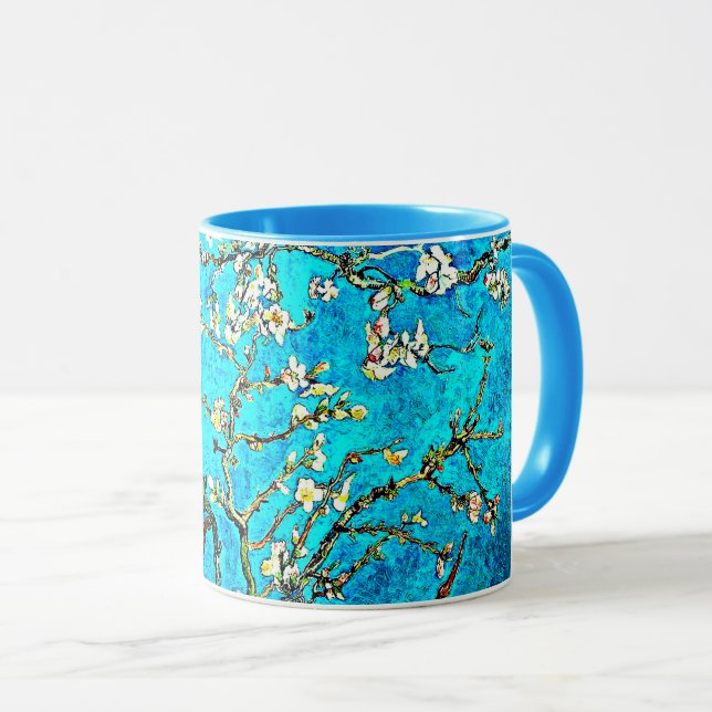 Van Gogh, Mandelblommor i blom, Mugg (Framsida höger)