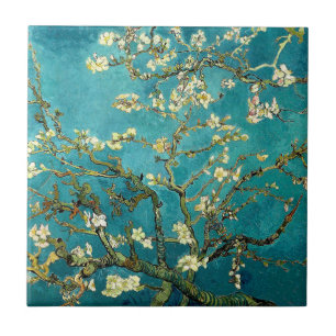 Van Gogh Mandelblomning Klassisk Impressionism Kakelplatta