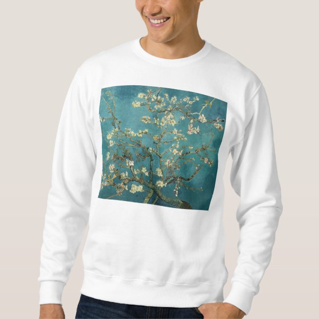 Van Gogh - Mandelträd i blom Långärmad Tröja (Framsida)