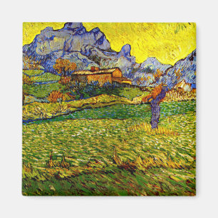 Van Gogh - Meadow i bergen Magnet