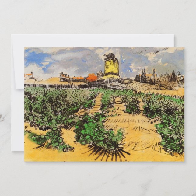 Van Gogh Mill av Alphonse Daudet vid Fontevielle (Framsida)