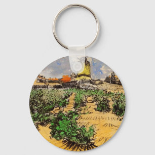 Van Gogh Mill av Alphonse Daudet vid Fontevielle Nyckelring