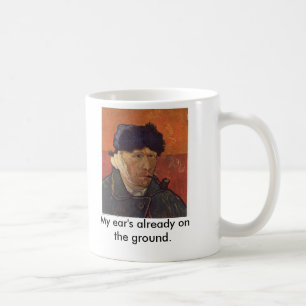 Van Gogh mitt öra redan på jordningen Kaffemugg