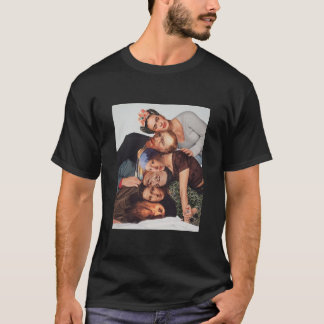 van gogh monalisa frida... t shirt