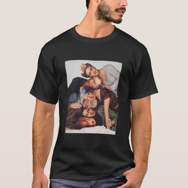 van gogh monalisa frida... t shirt (Framsida)