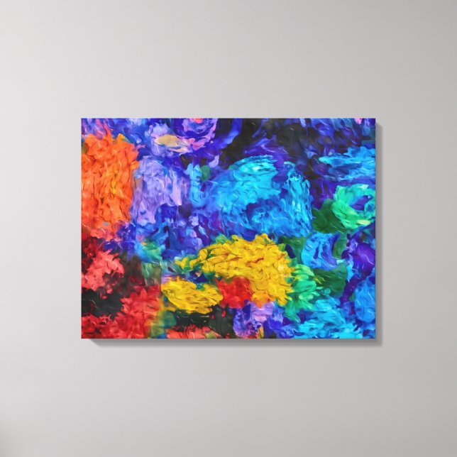 Van Gogh Monet Stil Canvas Painting Wall Art (Framsida)