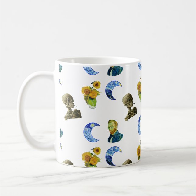 Van Gogh mönster Kaffemugg (Vänster)
