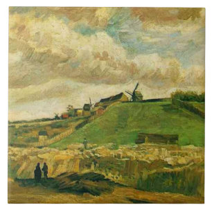 Van Gogh, Montmartrebacken Kakelplatta