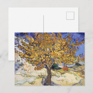 Van Gogh Mörbärsträd Gul Virvel Konst Vykort