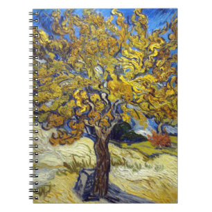 Van Gogh Mörbärsträd Impressionism Konst Anteckningsbok