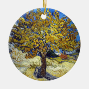 Van Gogh Mörbärsträd Impressionism Konst Julgransprydnad Keramik