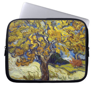 Van Gogh Mörbärsträd Impressionism Konst Laptop Fodral