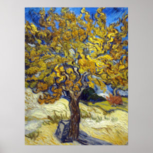 Van Gogh Mörbärsträd Impressionism Konst Poster