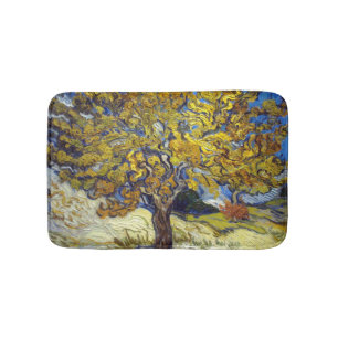 Van Gogh Mörbärsträd Mästerverk Konst Badrumsmatta
