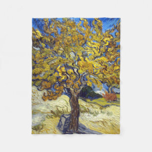 Van Gogh Mörbärsträd Mästerverk Konst Fleecefilt