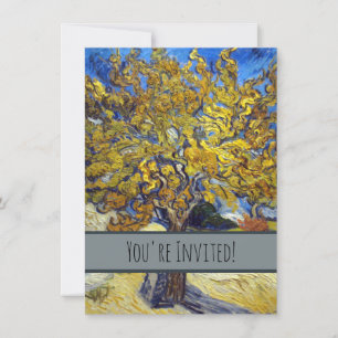 Van Gogh Mörbärsträd Mästerverk Konst Inbjudningar