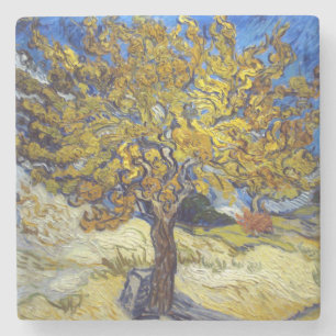 Van Gogh Mörbärsträd Mästerverk Konst Stenunderlägg