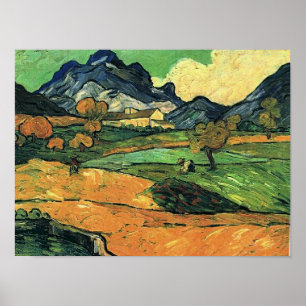 Van Gogh - Mount Gaussier, berömd-målning, Poster