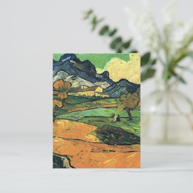 Van Gogh - Mount Gaussier, berömd-målning, Vykort (Stående Fram)