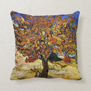 Van Gogh - Mulberry Träd, bra konsmålning Kudde