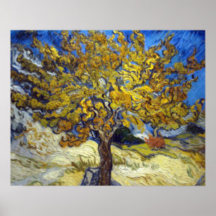 Van Gogh Mulberry Träd Impressionism Art Poster