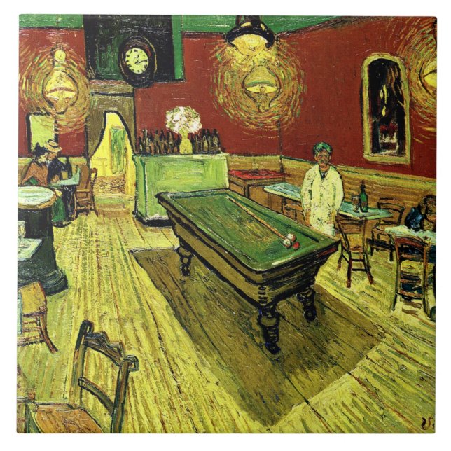 Van Gogh - Nattkaféet Kakelplatta (Framsidan)