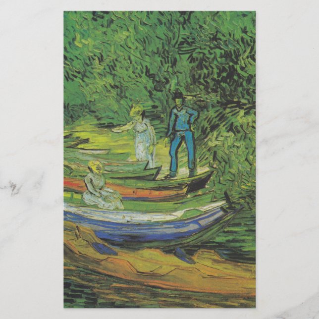 Van Gogh naturfartyg öde för sjö Brevpapper (Framsida)