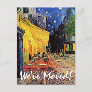 Van Gogh Night Cafe Byte av Adress Meddelande Vykort