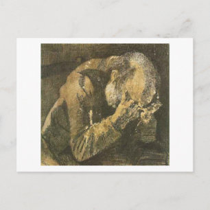 Van Gogh Old Man med huvud i Händer (F998) Vykort