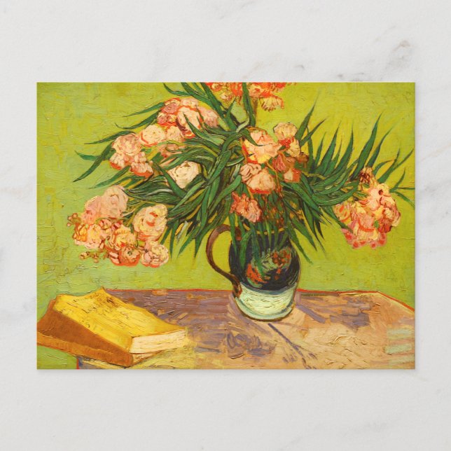 Van Gogh Oleanders Postcard Vykort (Framsida)