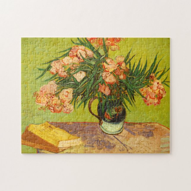 Van Gogh Oleanders Puzzle Pussel (Horisontell)