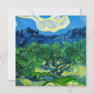 Van Gogh Olive Träd i ett bergslandskap Inbjudningar