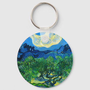 Van Gogh Olive Träd i ett bergslandskap Nyckelring