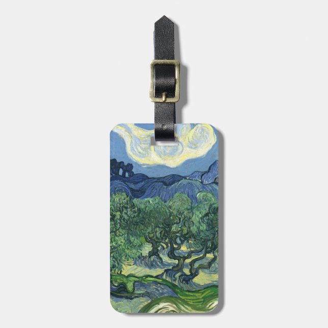 Van Gogh | olivträd | 1889 Bagagebricka (Vertikal Framsida)