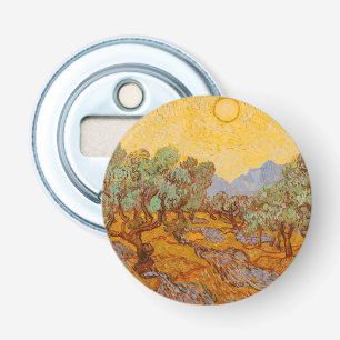 Van Gogh Olivträd Gul Sol Himmel Flasköppnare