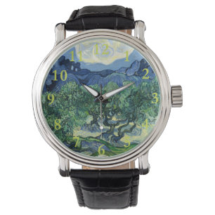 Van Gogh Olivträd Landskapsmålning Armbandsur