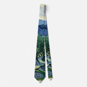 Van Gogh Olivträd Landskapsmålning Slips