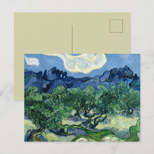 Van Gogh Olivträd Landskapsmålning Vykort