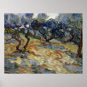 Van Gogh - Olivträd Poster