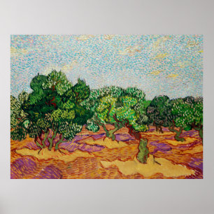 Van Gogh - Olivträd, Poster