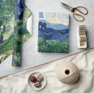 Van Gogh Olivträden Landskapsmålning Presentpapper