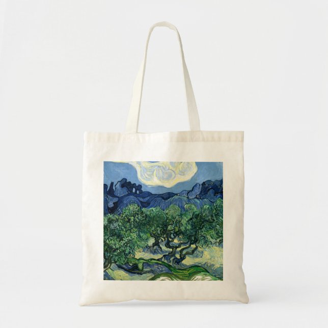 Van Gogh Olivträden Landskapsmålning Tygkasse (Framsidan)