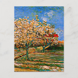 Van Gogh - Orchard i Blommar Vykort