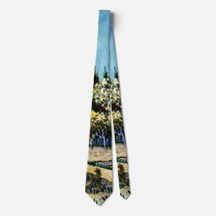 Van Gogh - Orchard omringad av Cypresses Slips