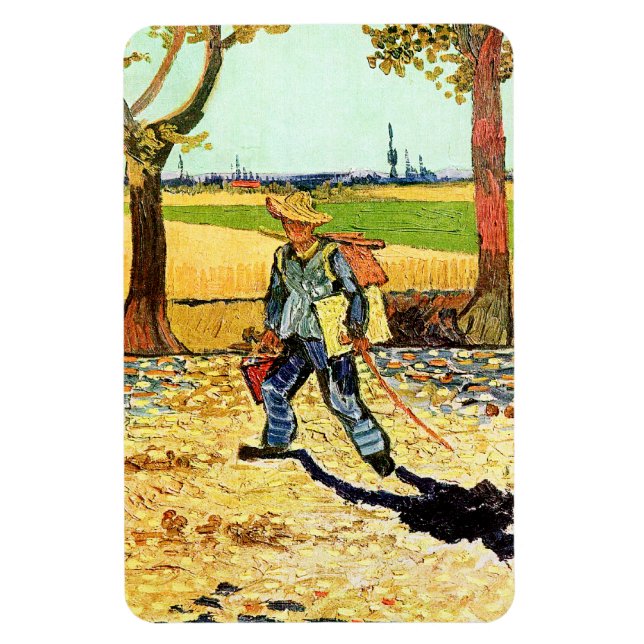 Van Gogh: Painter på sitt sätt att arbeta Magnet (Vertikal)