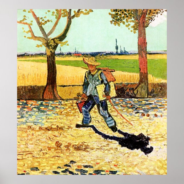 Van Gogh: Painter på sitt sätt att arbeta Poster (Framsidan)