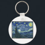 Van Gogh Paintings: Starry Night Van Gogh Nyckelring<br><div class="desc">Njut av Vincent Van Goghs skönhet när som helst. Starry Night Van Gogh är en av de mest berömd målningarna. Nu kan du njuta av Vincent Van Gogh Starry Natt när som helst.</div>