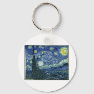 Van Gogh Paintings: Starry Night Van Gogh Nyckelring